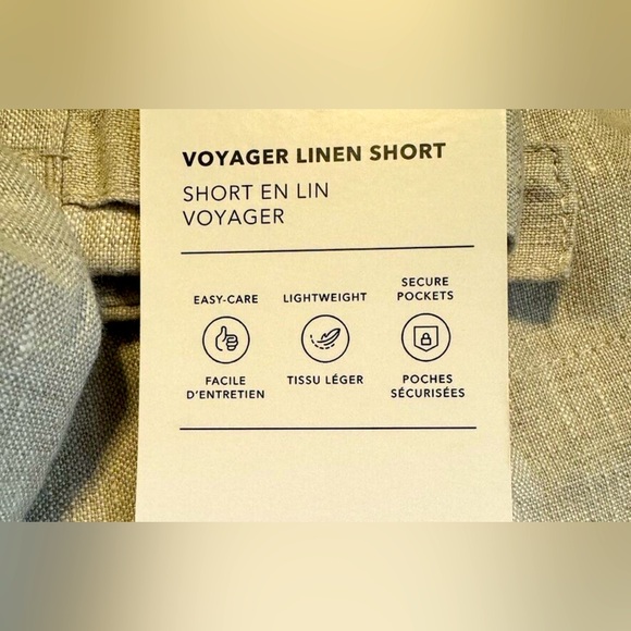 Athleta Voyager 7 inch Linen Shorts - Picture 3 of 7